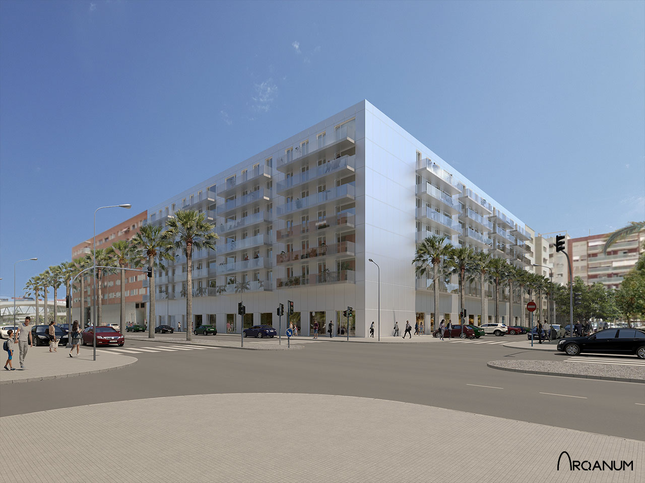 Residential Building in Alicante, daylight